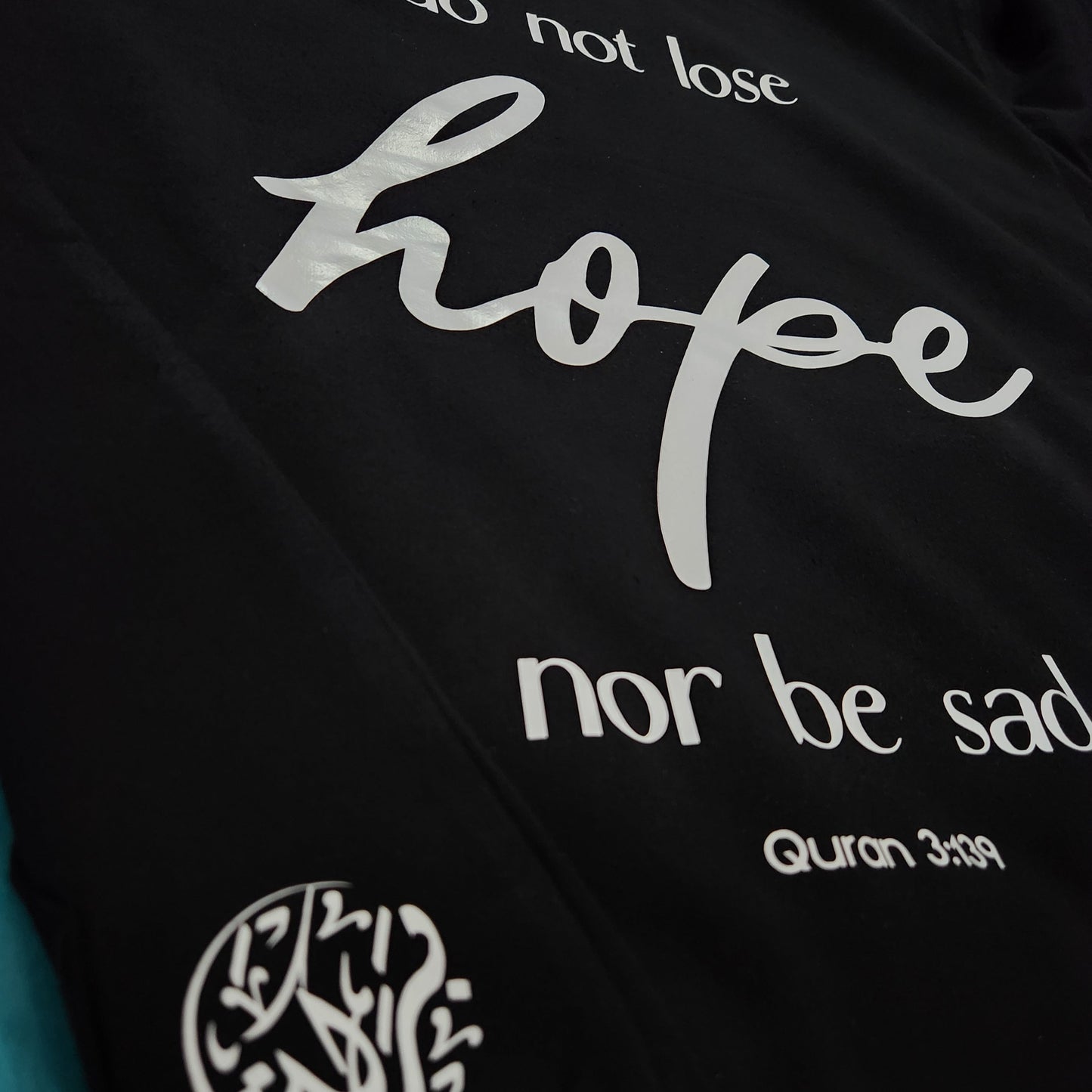 "Do not lose hope" - Black Hoodie